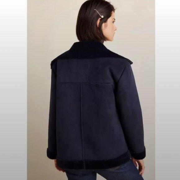 NWT Valencia Suede Moto Jacket Anthropologie X TheRiver Size XS - Picture 3 of 11